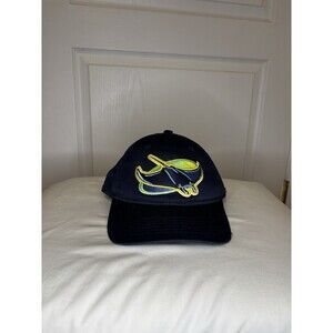 OC Sports Tampa Bay Rays Hat Youth OSFM Navy Blue Good MLB Stingray Baseball Cap
